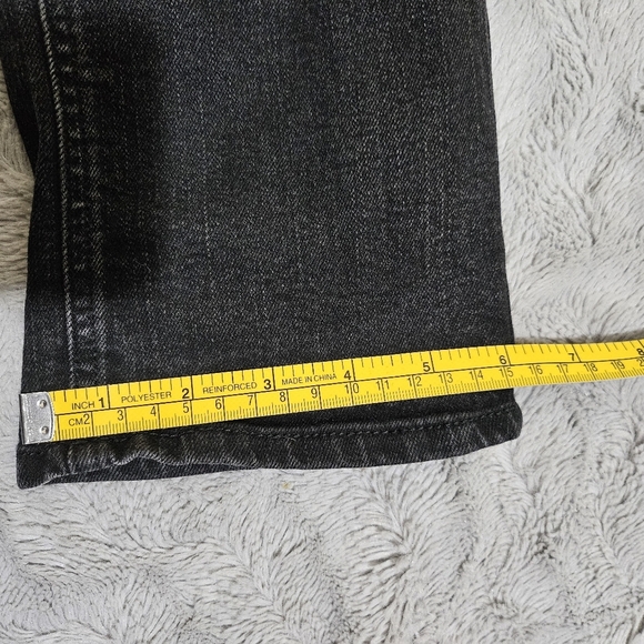 Tommy Hilfiger Black Acid Wash Jeans 12 Short Skinny Leg - Picture 7 of 7